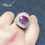 Load image into Gallery viewer, [miallo] Ring R197 Square Pink Zircon Ring
