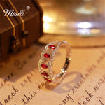 Load image into Gallery viewer, [miallo] Ring R35 Cubic Zirconia Hollow Out Ring
