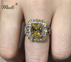 [miallo] Ring R57 Square Cubic Zirconia Ring