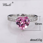 Load image into Gallery viewer, [miallo] Ring R200 Heart Shaped Pink Zircon Ring
