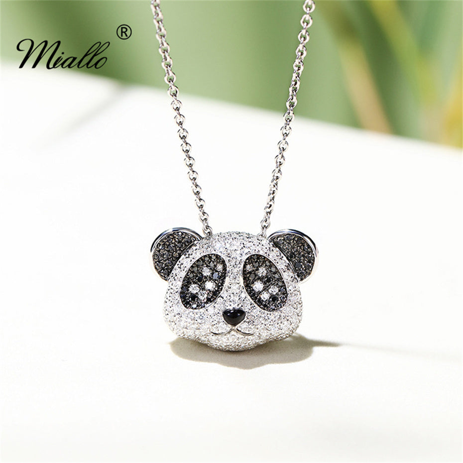 [miallo] S9 Jewelry Set Cubic Zirconia Panda Cute Jewelry Set