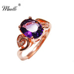 Load image into Gallery viewer, [miallo] Ring R47 Amethyst Leaf Ring
