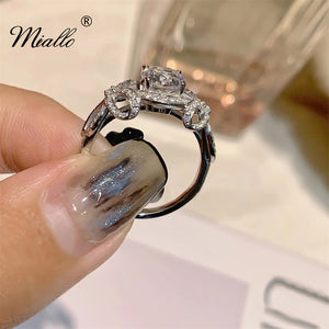 [miallo] Ring R20 Luxury CZ Stone Bow Ring