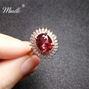[miallo] Ring R50 Sunflower Ruby Ring