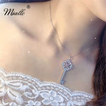 Load image into Gallery viewer, [miallo] Necklace N9 Pink Key Cubic Zirconia Necklace
