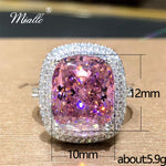 Load image into Gallery viewer, [miallo] Ring R197 Square Pink Zircon Ring
