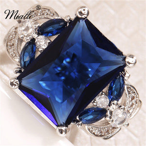 [miallo] Ring R90 Square Crystal Women Ring