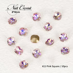 Load image into Gallery viewer, [miallo] NA6 Crystal Butterfly Geometric Nail Accessories
