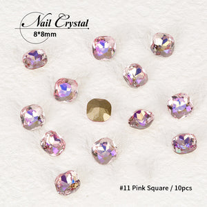 [miallo] NA6 Crystal Butterfly Geometric Nail Accessories