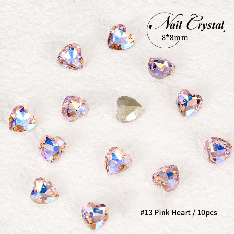 [miallo] NA6 Crystal Butterfly Geometric Nail Accessories