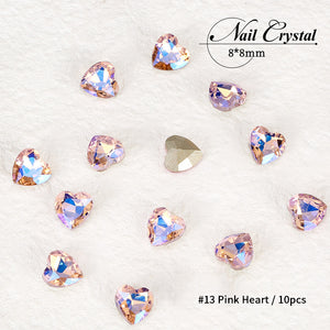 [miallo] NA6 Crystal Butterfly Geometric Nail Accessories