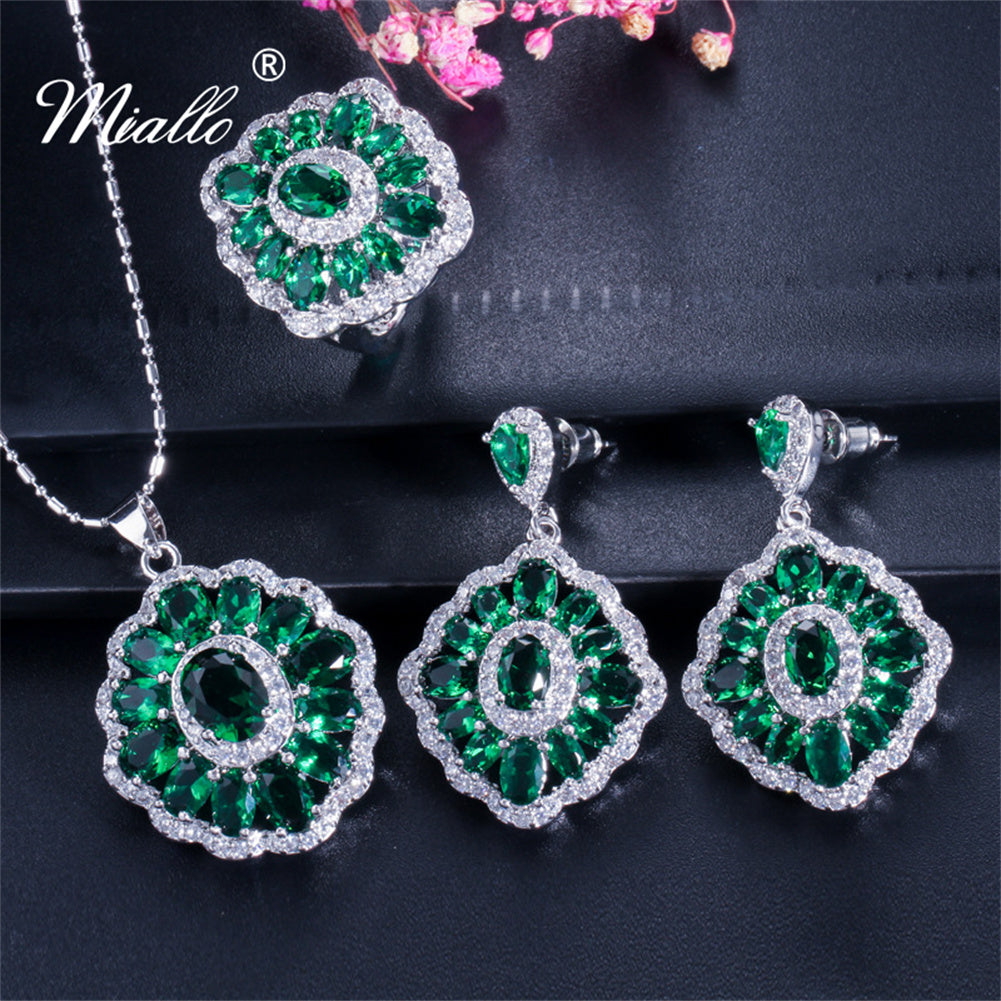 [miallo] Jewelry Set S71 Fashion Cubic Zirconia Jewelry Set