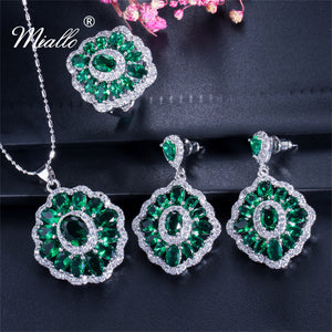 [miallo] Jewelry Set S71 Fashion Cubic Zirconia Jewelry Set