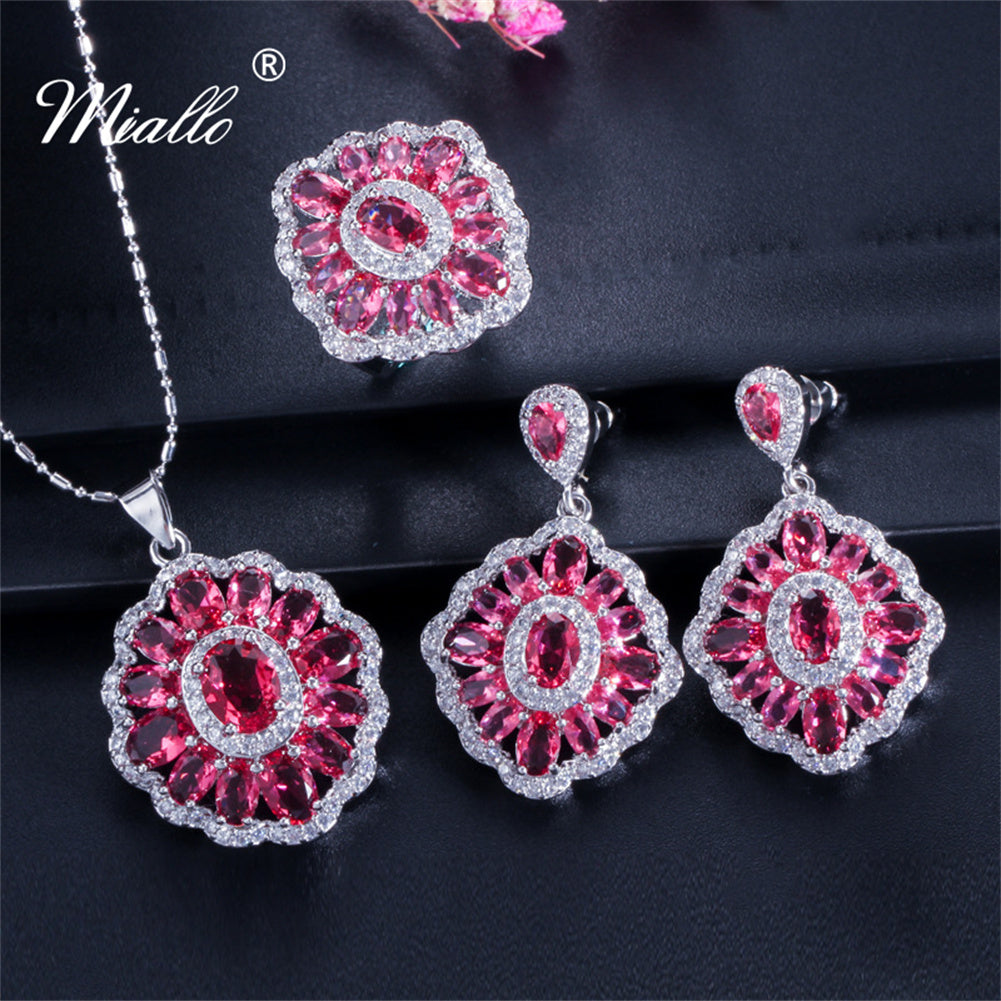 [miallo] Jewelry Set S71 Fashion Cubic Zirconia Jewelry Set