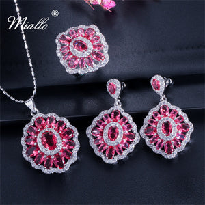 [miallo] Jewelry Set S71 Fashion Cubic Zirconia Jewelry Set