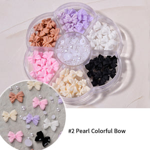 [miallo] NA5 Nail Accessories Bow Aurora Bear Butterfly Rhinestone Pearl