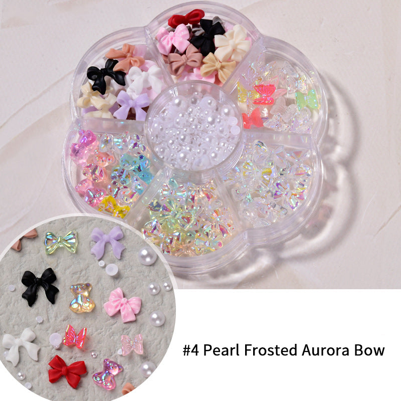 [miallo] NA5 Nail Accessories Bow Aurora Bear Butterfly Rhinestone Pearl