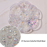 Load image into Gallery viewer, [miallo] NA5 Nail Accessories Bow Aurora Bear Butterfly Rhinestone Pearl
