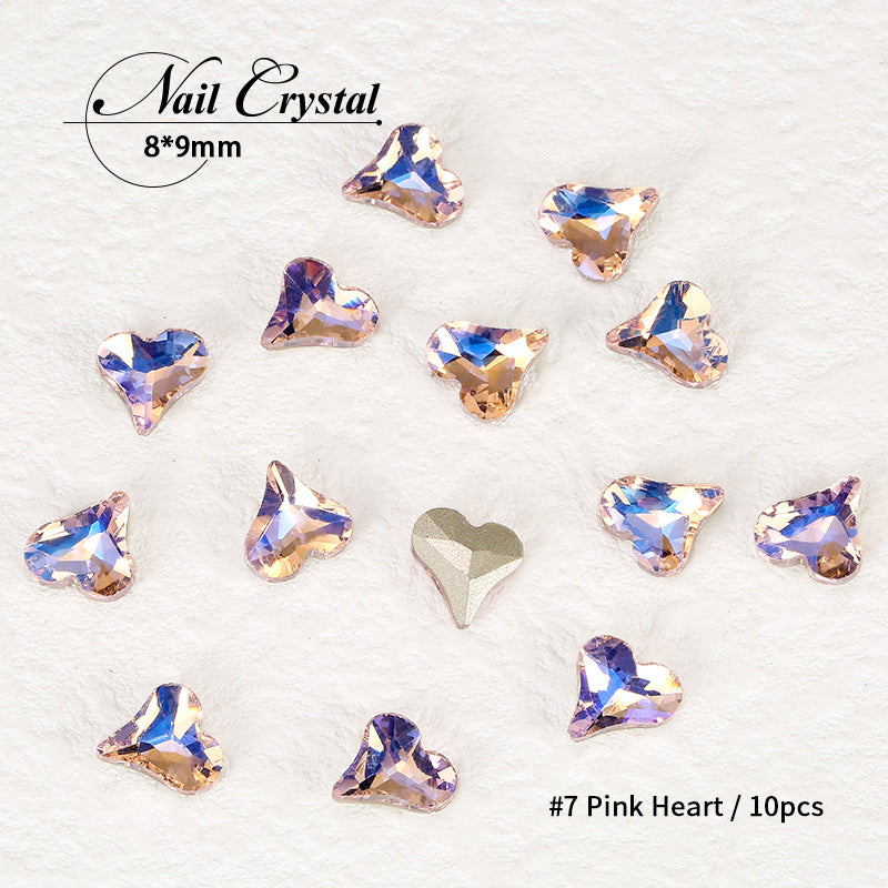 [miallo] NA6 Crystal Butterfly Geometric Nail Accessories