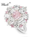 Load image into Gallery viewer, [miallo] Ring R165 Pink Cubic Zirconia Princess Ring
