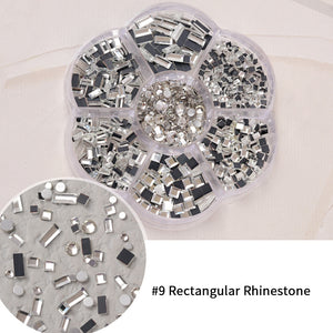 [miallo] NA5 Nail Accessories Bow Aurora Bear Butterfly Rhinestone Pearl