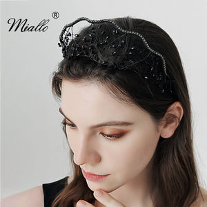 [miallo] Tiara TS-J2927 Handmade Crystal Crown Headbands for Women