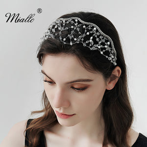 [miallo] Tiara TS-J2927 Handmade Crystal Crown Headbands for Women