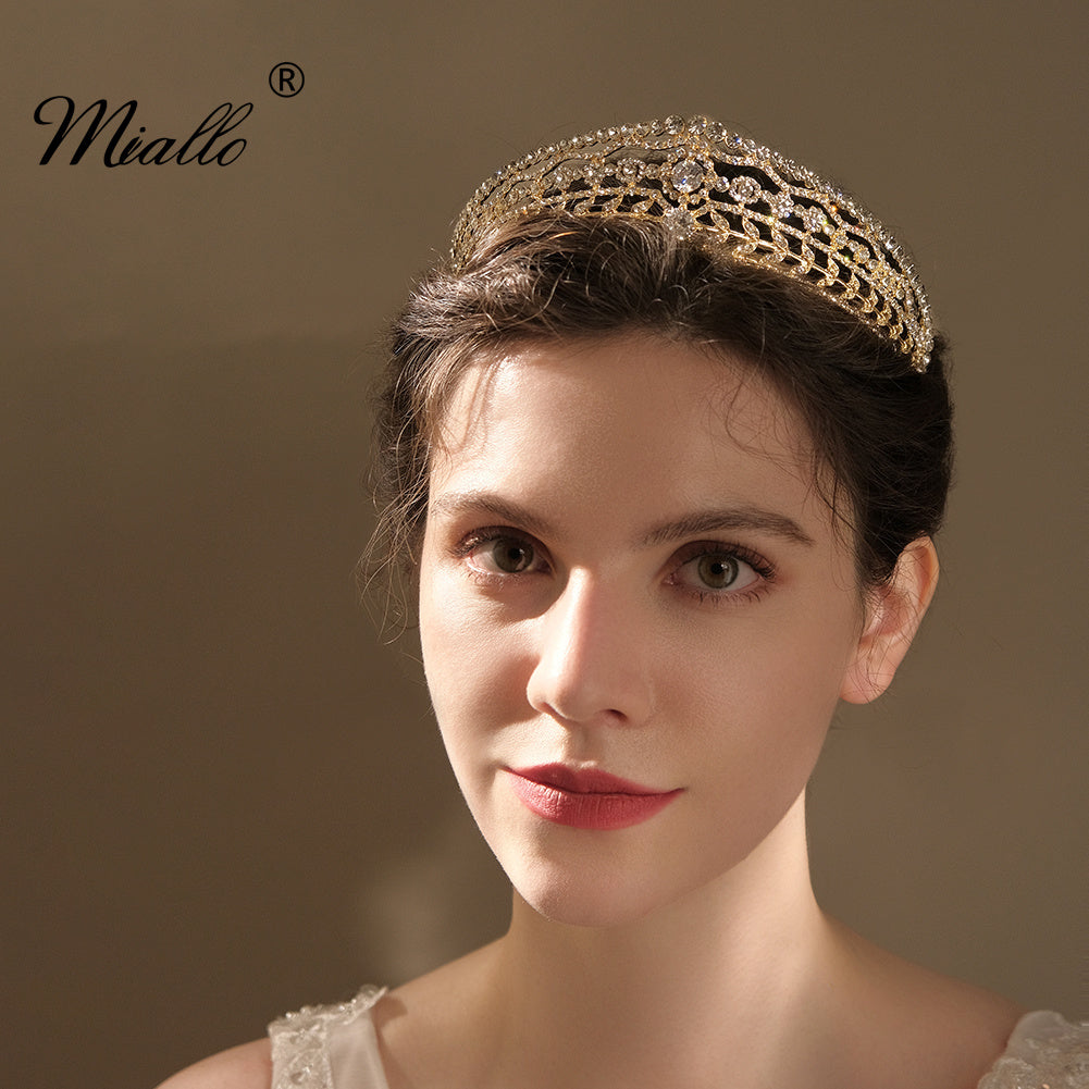 [miallo] Tiara TS-J2900 Rhinestone Bridal Wedding Crown