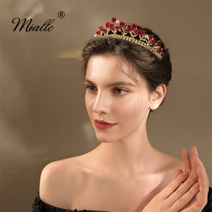 [miallo] Tiara TS-J2918 Rose Gold Color Crown