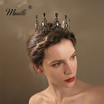 Load image into Gallery viewer, [miallo] Tiara TS-J2922 Black Rhinestone Round Crown
