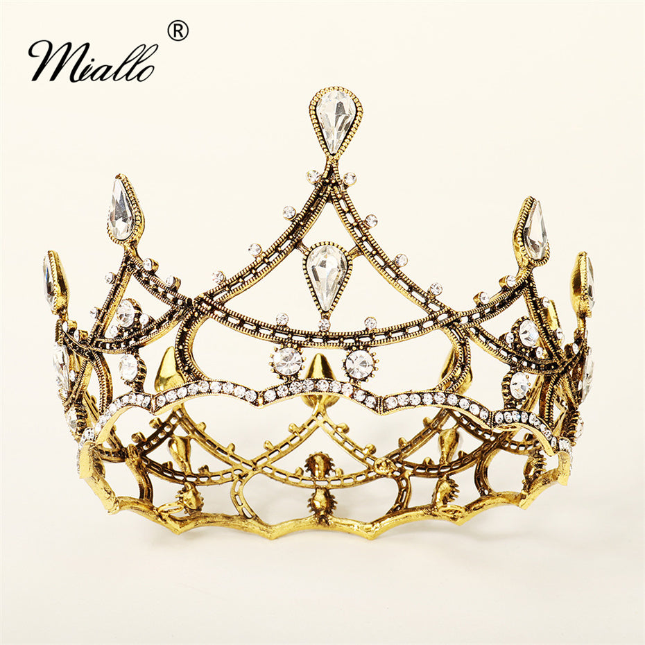 [miallo] Tiara TS-J2893 Vintage Round Crown