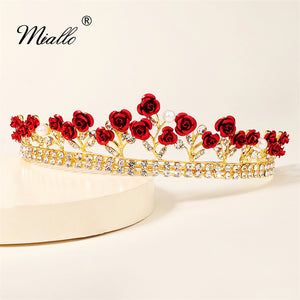 [miallo] Tiara TS-J2918 Rose Gold Color Crown