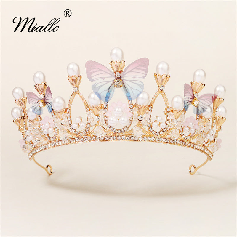 [miallo] Tiara TS-J2935 Butterfly Princess Crown