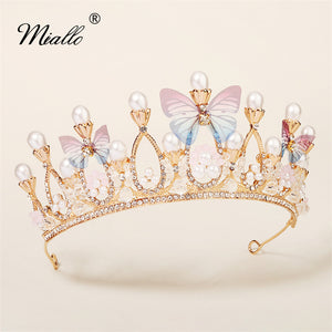 [miallo] Tiara TS-J2935 Butterfly Princess Crown