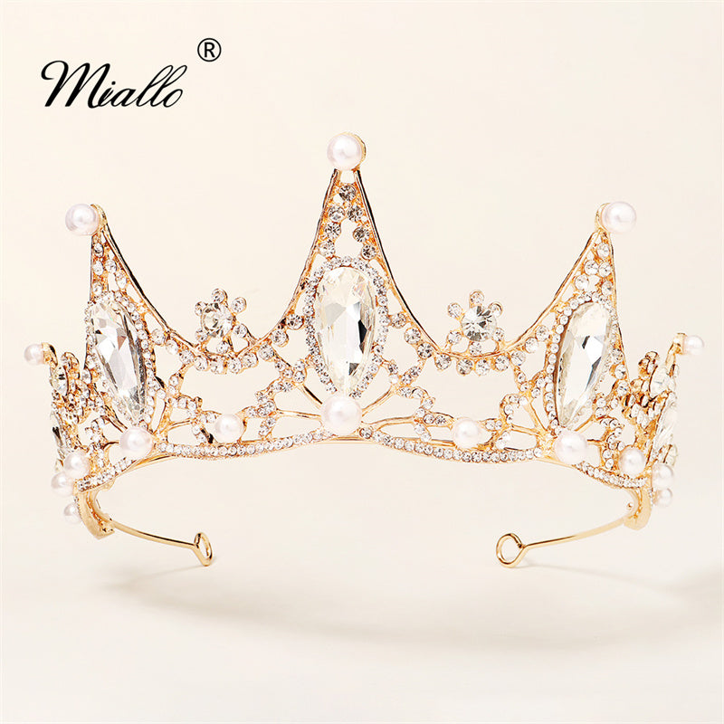 [miallo] Tiara TS-J2925 Wedding Rhinestone Crown