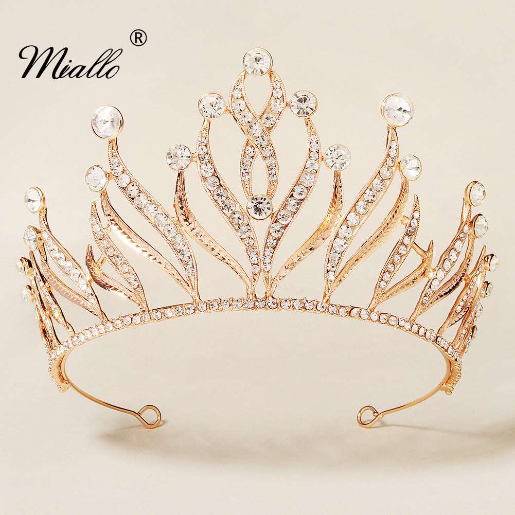 [miallo] Tiara TS-J2999 Wedding Crown Rhinestone Tiara