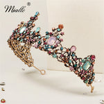 Load image into Gallery viewer, [miallo] Tiara TS-J3073 Baroque Rhinestone Crown
