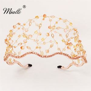 [miallo] Tiara TS-J2927 Handmade Crystal Crown Headbands for Women