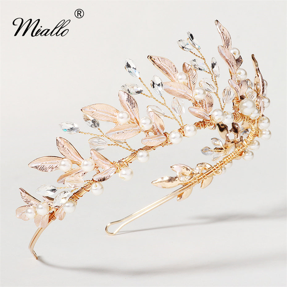 [miallo] Tiara TS-J2901 Handmade Rhinestone Bridal Crown
