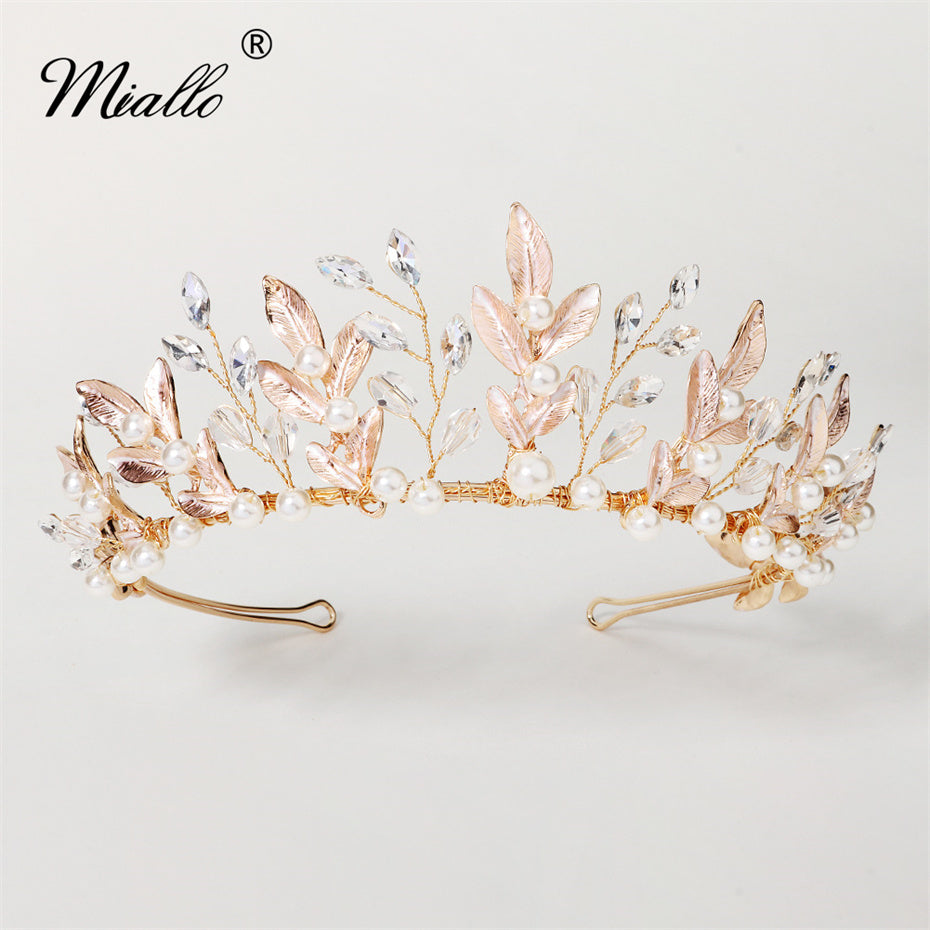 [miallo] Tiara TS-J2901 Handmade Rhinestone Bridal Crown