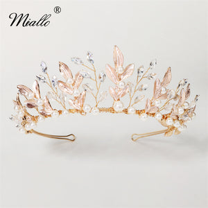 [miallo] Tiara TS-J2901 Handmade Rhinestone Bridal Crown