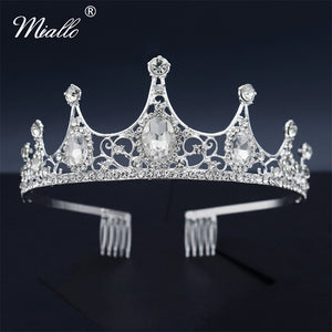 [miallo] Tiara TS-J2903 Rhinestone Crown Comb