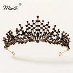 Load image into Gallery viewer, [miallo] Tiara TS-J2780 Black Wedding Crown
