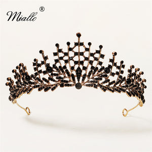 [miallo] Tiara TS-J2780 Black Wedding Crown