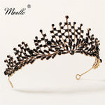 Load image into Gallery viewer, [miallo] Tiara TS-J2780 Black Wedding Crown
