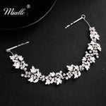 Load image into Gallery viewer, [miallo] Hairband HS-J5489 Leaf Rhinestone Bridal Hairband
