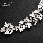 Load image into Gallery viewer, [miallo] Hairband HS-J5489 Leaf Rhinestone Bridal Hairband
