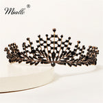 Load image into Gallery viewer, [miallo] Tiara TS-J2780 Black Wedding Crown
