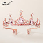 Load image into Gallery viewer, [miallo] Tiara TS-J2903 Rhinestone Crown Comb
