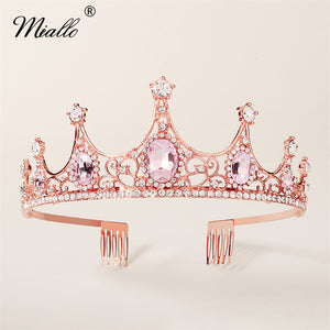 [miallo] Tiara TS-J2903 Rhinestone Crown Comb